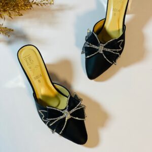 Mule Bow Heels